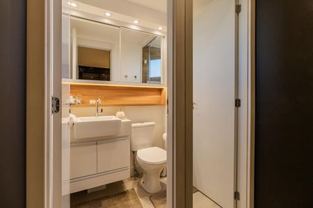 Studio para alugar com 27m², 1 quarto e sem vaga Studio para alugar com 27m², 1 quarto e sem vagaBanheiro