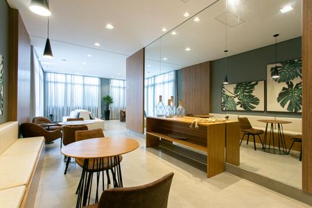 Studio para alugar com 32m², 1 quarto e sem vaga Studio para alugar com 32m², 1 quarto e sem vagaÁrea comum - Salão de festas