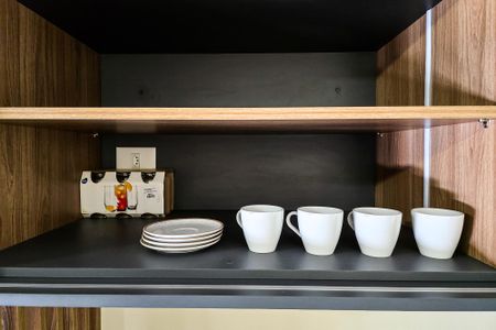 Studio para alugar com 32m², 1 quarto e sem vaga Studio para alugar com 32m², 1 quarto e sem vagaCozinha - Utensílios