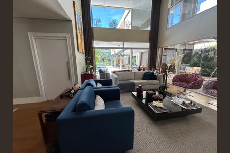 Sala de casa de condomínio à venda com 6 quartos, 1200m² em Residencial Morada dos Lagos, Barueri