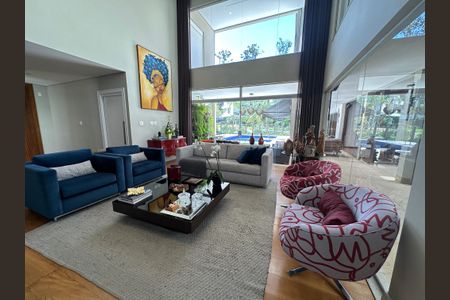 Sala de casa de condomínio à venda com 6 quartos, 1200m² em Residencial Morada dos Lagos, Barueri
