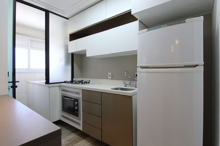 Apartamento à venda com 54m², 1 quarto e 2 vagasCozinha e Área de Serviço
