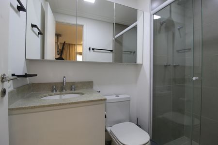 Apartamento à venda com 54m², 1 quarto e 2 vagasBanheiro da Suíte