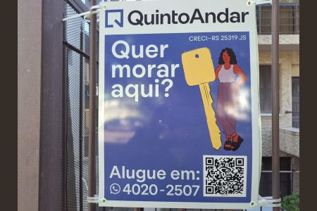 Apartamento para alugar com 48m², 1 quarto e sem vaga Apartamento para alugar com 48m², 1 quarto e sem vagaPlaca na Fachada