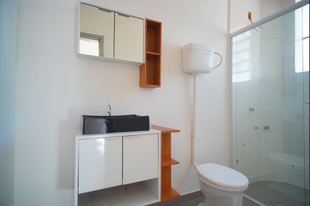 Apartamento para alugar com 48m², 1 quarto e sem vagaBanheiro da Suíte