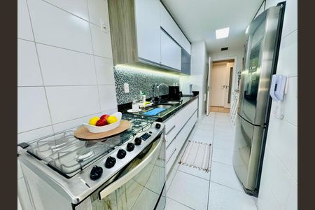 Cozinha de apartamento à venda com 3 quartos, 116m² em Charitas, Niterói
