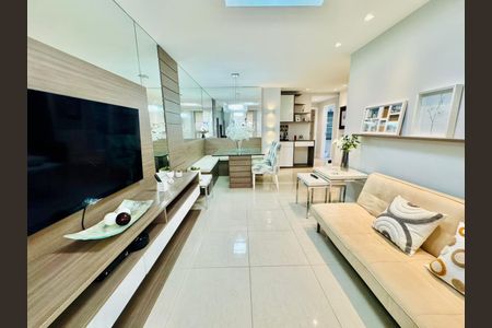 Sala de apartamento à venda com 3 quartos, 116m² em Charitas, Niterói