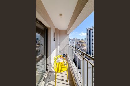 Varanda de kitnet/studio à venda com 1 quarto, 25m² em Paraíso, São Paulo