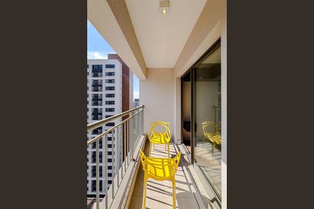Varanda de kitnet/studio à venda com 1 quarto, 25m² em Paraíso, São Paulo