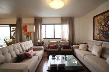 Sala de apartamento para alugar com 4 quartos, 189m² em Vila Andrade, São Paulo