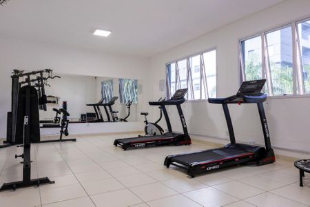 Apartamento para alugar com 62m², 2 quartos e 2 vagas Apartamento para alugar com 62m², 2 quartos e 2 vagasÁrea comum - Academia