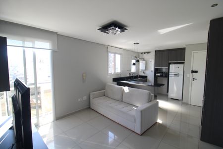 Sala / Cozinha de apartamento para alugar com 1 quarto, 40m² em Carandiru, São Paulo