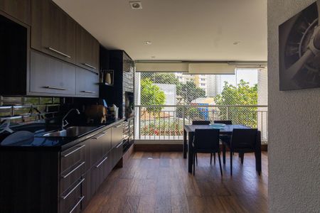 Varanda da Sala de apartamento à venda com 3 quartos, 106m² em Chácara Califórnia, São Paulo