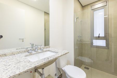 Banheiro da Suíte 1 de apartamento à venda com 2 quartos, 67m² em Indianópolis, São Paulo
