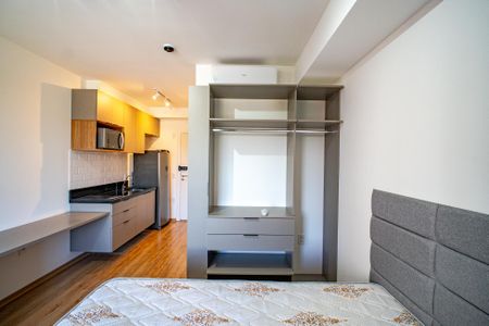 Studio para alugar com 26m², 1 quarto e sem vaga Studio para alugar com 26m², 1 quarto e sem vagaSala/Quarto