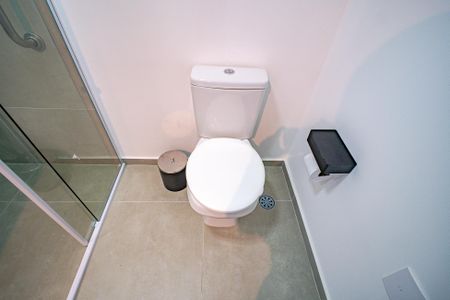 Studio para alugar com 26m², 1 quarto e sem vaga Studio para alugar com 26m², 1 quarto e sem vagaBanheiro