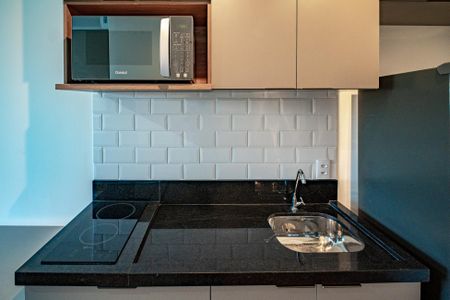 Studio para alugar com 26m², 1 quarto e sem vaga Studio para alugar com 26m², 1 quarto e sem vagaCozinha