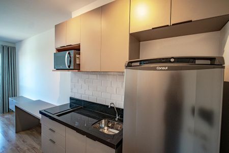 Studio para alugar com 26m², 1 quarto e sem vaga Studio para alugar com 26m², 1 quarto e sem vagaCozinha