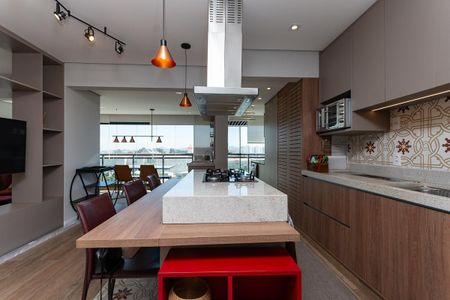 Apartamento à venda com 89m², 1 quarto e 2 vagas Apartamento à venda com 89m², 1 quarto e 2 vagasCozinha Americana
