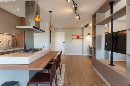 Apartamento à venda com 89m², 1 quarto e 2 vagas Apartamento à venda com 89m², 1 quarto e 2 vagasCozinha Americana