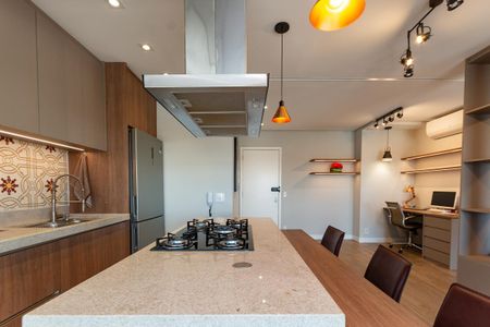 Apartamento à venda com 89m², 1 quarto e 2 vagas Apartamento à venda com 89m², 1 quarto e 2 vagasCozinha Americana