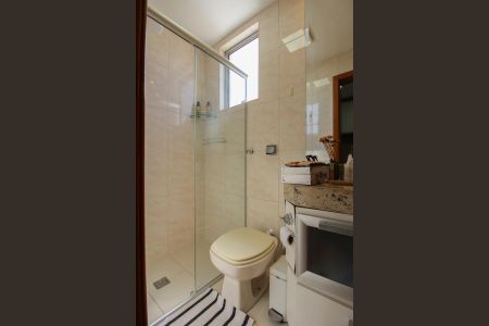 Banheiro da Suíte de apartamento à venda com 2 quartos, 78m² em Castelo, Belo Horizonte