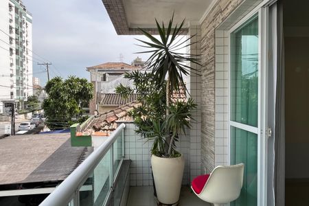 Varanda da Sala de casa para alugar com 5 quartos, 287m² em Aparecida, Santos