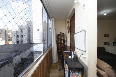 Varanda da Sala de apartamento para alugar com 3 quartos, 70m² em Estoril, Belo Horizonte