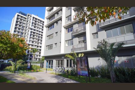 Studio para alugar com 29m², 1 quarto e 1 vagaFachada e portaria