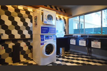 Studio para alugar com 29m², 1 quarto e 1 vagaLavanderia 