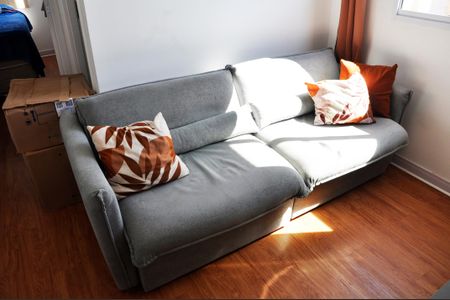 Apartamento para alugar com 40m², 2 quartos e sem vagaDetalhe - Sala e Sala de Jantar