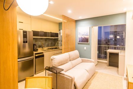 Sala  de apartamento para alugar com 2 quartos, 53m² em Alphaville Empresarial, Barueri