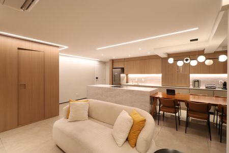 Apartamento à venda com 70m², 1 quarto e 2 vagasSala/Cozinha