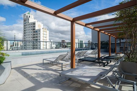Studio para alugar com 29m², 1 quarto e sem vaga Studio para alugar com 29m², 1 quarto e sem vagaÁrea comum - Piscina
