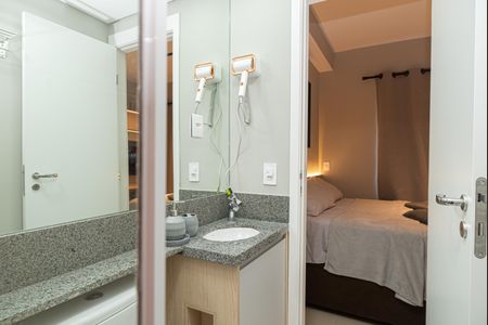 Studio para alugar com 29m², 1 quarto e sem vaga Studio para alugar com 29m², 1 quarto e sem vagaBanheiro