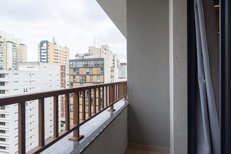Varanda do Quarto de kitnet/studio para alugar com 1 quarto, 29m² em Consolação, São Paulo