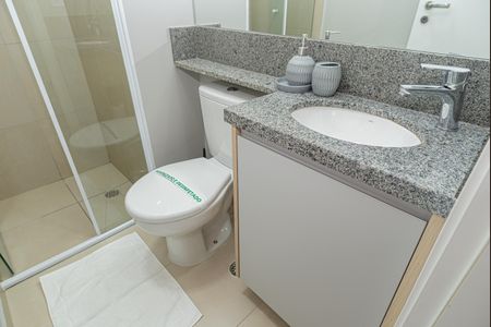 Studio para alugar com 29m², 1 quarto e sem vaga Studio para alugar com 29m², 1 quarto e sem vagaBanheiro
