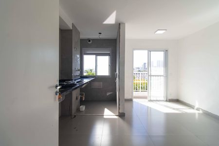 Sala e cozinha de apartamento para alugar com 2 quartos, 37m² em Vila Independencia, São Paulo