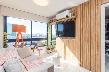 Sala de apartamento à venda com 1 quarto, 45m² em Azenha, Porto Alegre
