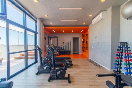 Apartamento à venda com 45m², 1 quarto e 1 vaga Apartamento à venda com 45m², 1 quarto e 1 vagaÁrea comum - Academia