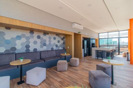 Apartamento à venda com 45m², 1 quarto e 1 vaga Apartamento à venda com 45m², 1 quarto e 1 vagaÁrea comum - Salão de festas