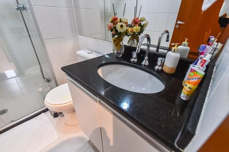 Apartamento à venda com 75m², 2 quartos e 1 vaga Apartamento à venda com 75m², 2 quartos e 1 vagaBanheiro social