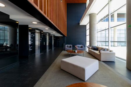 Studio para alugar com 50m², 1 quarto e 1 vaga Studio para alugar com 50m², 1 quarto e 1 vagaHall de entrada