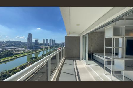 Sacada de kitnet/studio para alugar com 1 quarto, 50m² em Santo Amaro, São Paulo