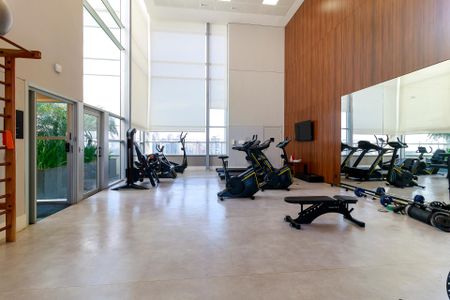 Studio para alugar com 50m², 1 quarto e 1 vaga Studio para alugar com 50m², 1 quarto e 1 vagaAcademia