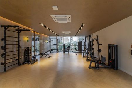 Apartamento para alugar com 35m², 1 quarto e sem vaga Apartamento para alugar com 35m², 1 quarto e sem vagaÁrea comum - Academia