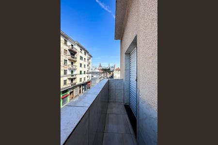 Varanda do Quarto de apartamento para alugar com 1 quarto, 54m² em Brás, São Paulo