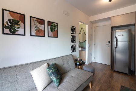 Sala de apartamento para alugar com 1 quarto, 29m² em Indianópolis, São Paulo