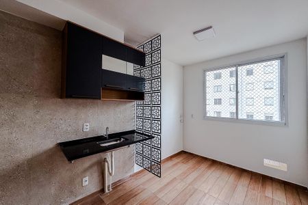 Sala/Cozinha de apartamento para alugar com 1 quarto, 25m² em Belenzinho, São Paulo