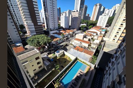Studio para alugar com 23m², 1 quarto e sem vaga Studio para alugar com 23m², 1 quarto e sem vagaVista da Varanda do Studio